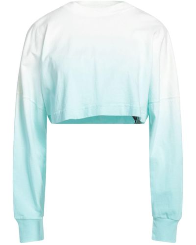 Palm Angels Langarmshirt mit Farbverlauf - Blau