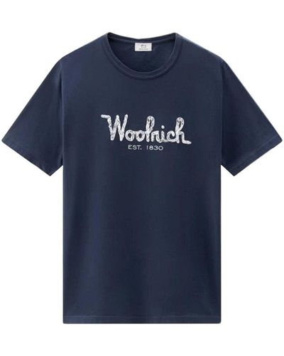 Woolrich T-shirt - Blu