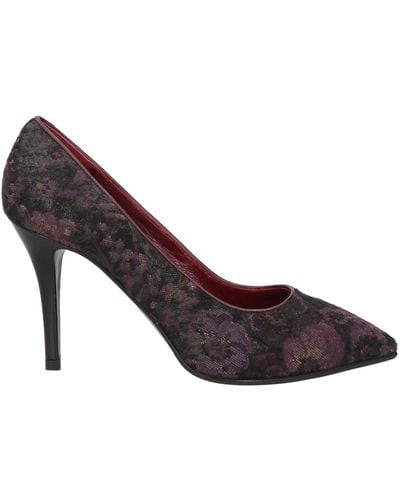 Couture Court Shoes - Purple