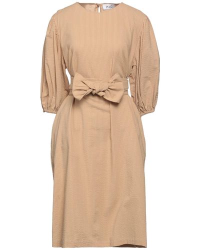 Niu Midi Dress - Natural