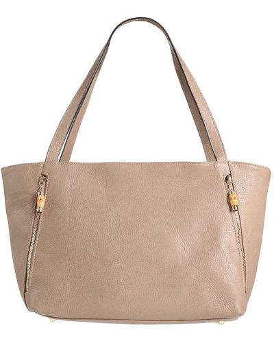 Laura Di Maggio Khaki Handbag Leather - Natural