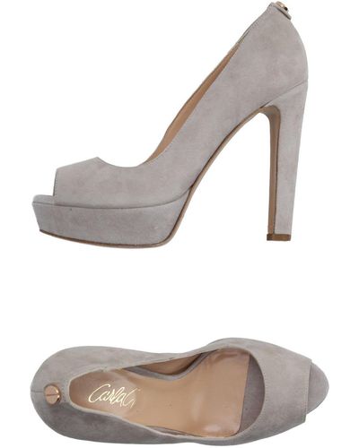 Carla G Court Shoes - Grey