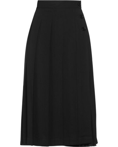 MSGM Midi Skirt - Black