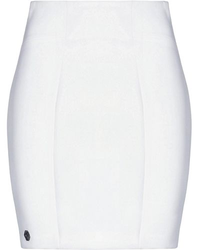 Philipp Plein Midi Skirt - White