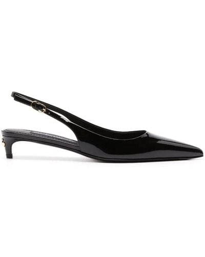 Dolce & Gabbana Zapatos de tacón de 40mm con tira trasera - Negro