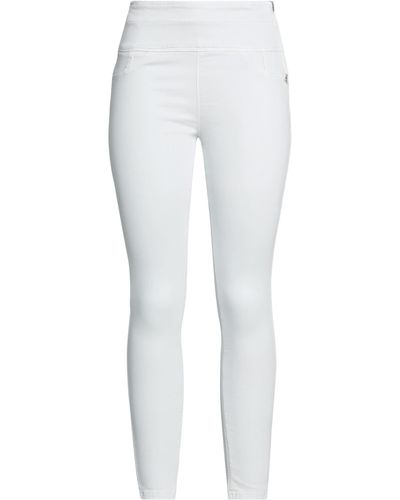 Patrizia Pepe Pantaloni Jeans - Bianco