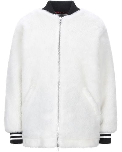 5preview Teddy Coat - Bianco