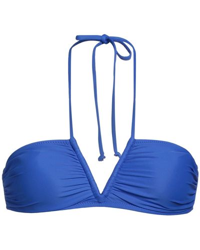 Ganni Bikini Top - Blue