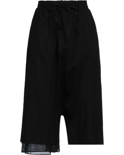 Y's Yohji Yamamoto Cropped Trousers - Black