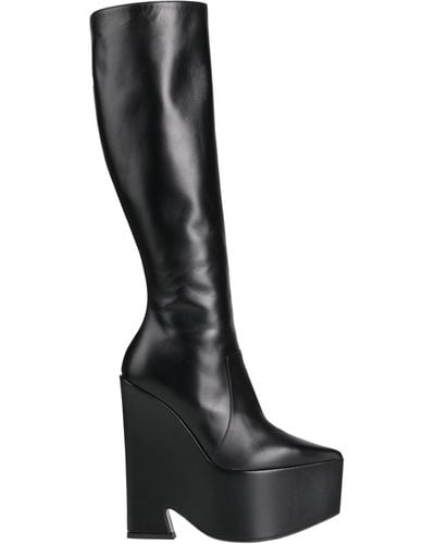 Versace Boot Leather - Black