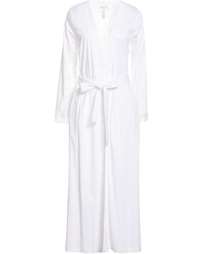 Hanro Dressing Gown Or Bathrobe - White