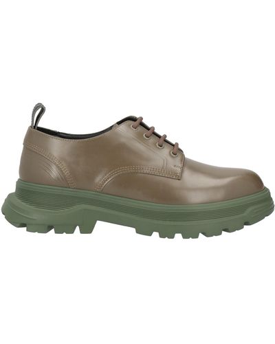 Brimarts Lace-up Shoes - Green