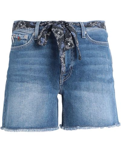 Superdry Shorts Jeans - Blu
