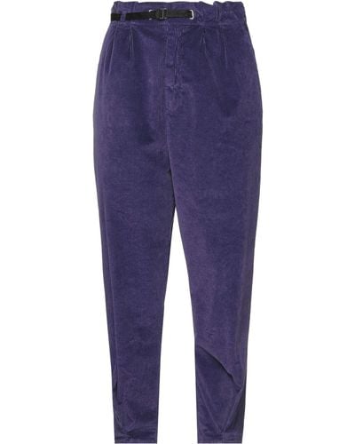 White Sand Pants - Purple