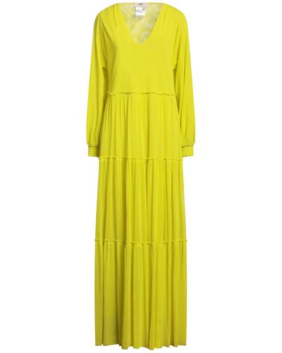 Fuzzi Maxi-Kleid - Gelb