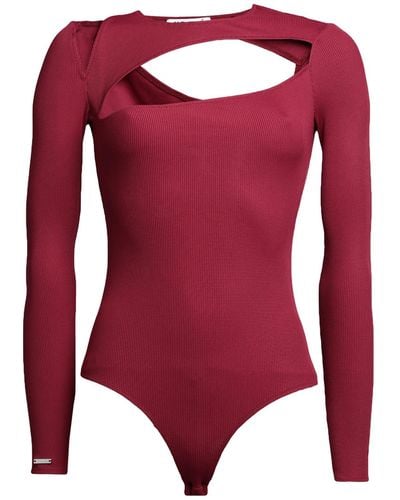 Koche Garnet Bodysuit Polyamide, Elastane - Red
