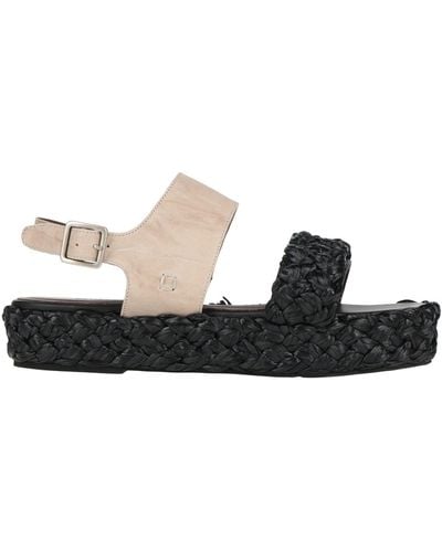 Collection Privée Dove Sandals Leather - Black