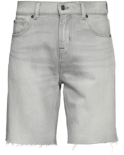 7 For All Mankind Jeansshorts - Grau