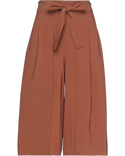 Ottod'Ame Cropped Trousers - Brown