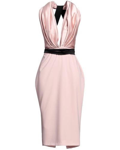 Rhea Costa Midi Dress - Pink