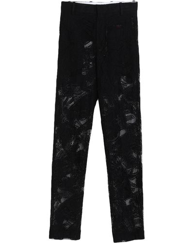 Black Charles Jeffrey Pants, Slacks and Chinos for Women | Lyst