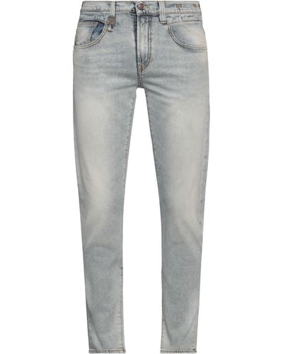 R13 Pantalon en jean - Gris