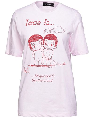 DSquared² Light T-Shirt Cotton - Pink
