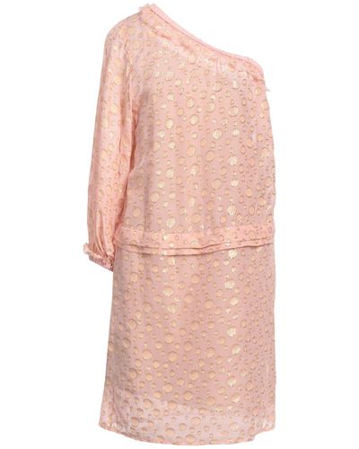 Mugler Midi Dress Polyamide, Acetate, Viscose, Elastane, Polyester - Pink
