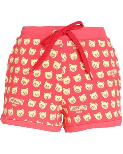 Moschino Beach Shorts And Pants - Red