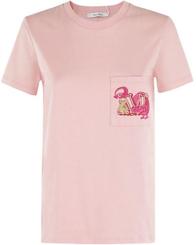 Max Mara Camiseta - Rosa