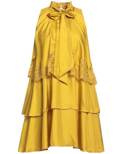 Ermanno Scervino Minivestido - Amarillo