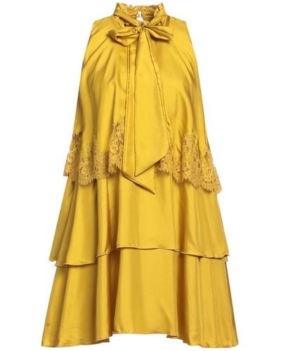 Ermanno Scervino Mini Dress - Yellow