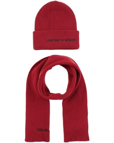 Emporio Armani Accessories Set - Red
