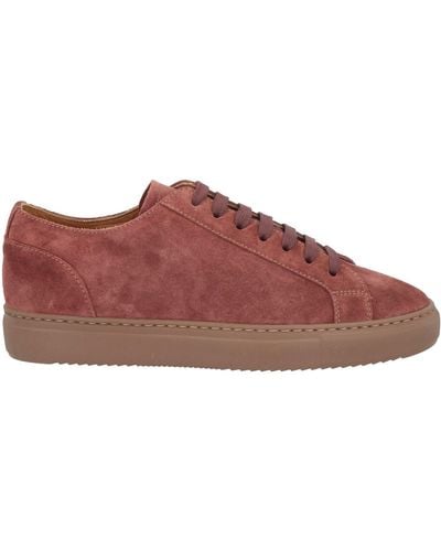 Doucal's Brick Trainers Leather - Brown