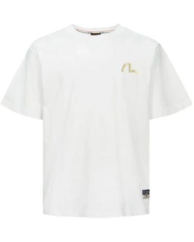 Evisu T-shirts - Weiß