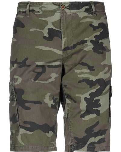 Impure Military Shorts & Bermuda Shorts Cotton - Green