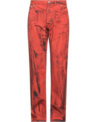 Heron Preston Pantaloni Jeans - Rosso