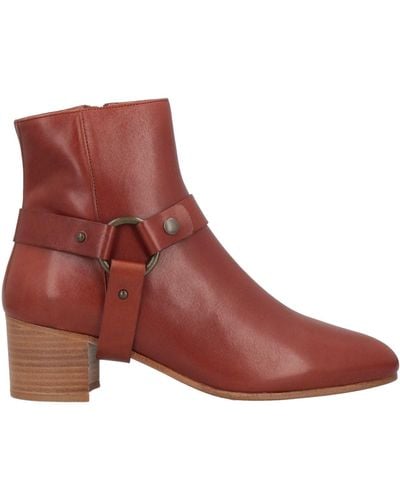 Sessun Ankle Boots - Red