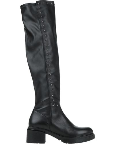 Tosca Blu Knee Boots - Black