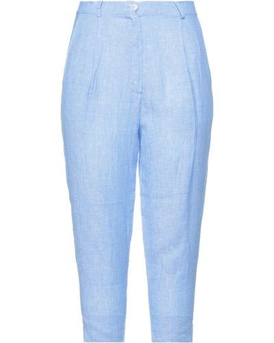 Collection Privée Cropped Trousers - Blue