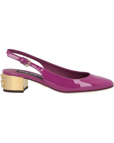 Dolce & Gabbana Court Shoes - Purple