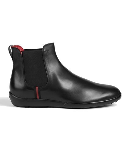Tod's For Ferrari Ankle Boots - Black