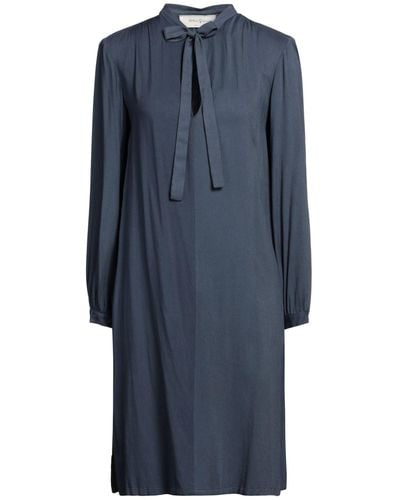 KATIA GIANNINI Slate Mini Dress Viscose - Blue