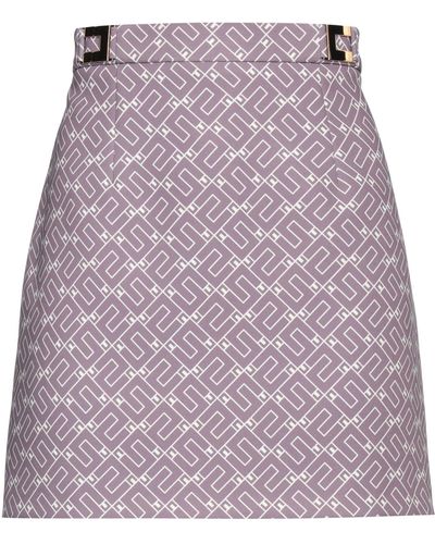 Elisabetta Franchi Mini Skirt - Purple