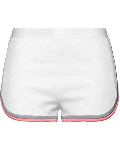 Fendi Shorts E Bermuda - Bianco