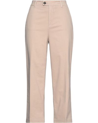 Roy Rogers Pants Cotton, Polyester, Elastane - Natural