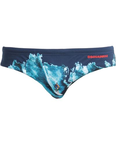 DSquared² Slip Bikini & Slip Mare - Blu