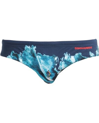 DSquared² Bikini Bottoms & Swim Briefs - Blue