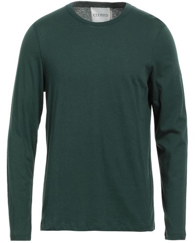Closed Dark T-Shirt Cotton, Cashmere - Green
