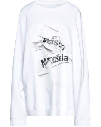 Maison Margiela Sweat-shirt - Blanc